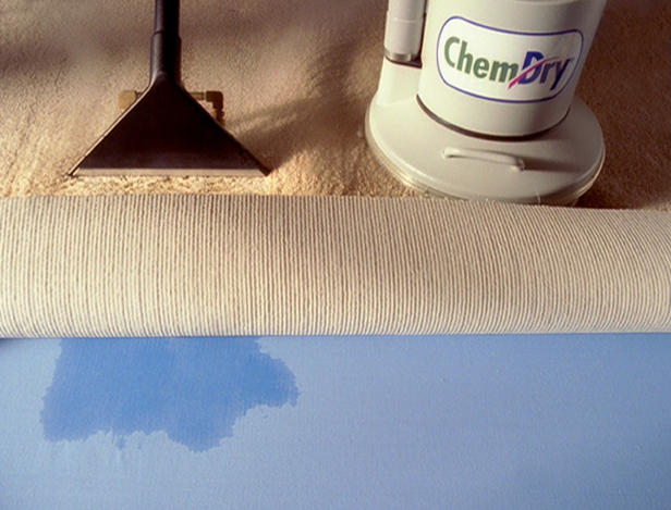 Chem-Dry uses much less water than steam cleaners.