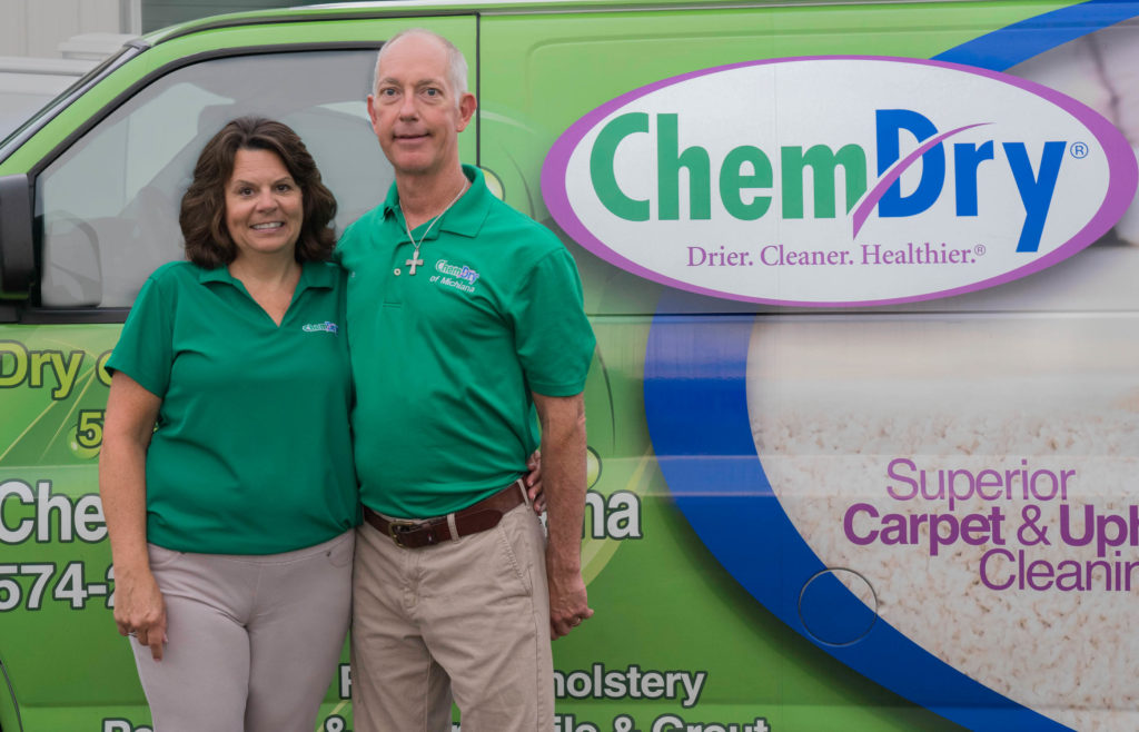 Chem-Dry franchise owners Ed and Dawn Frutig