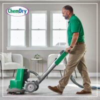 cleaning carpet